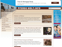 Tablet Screenshot of pferde-welt.info